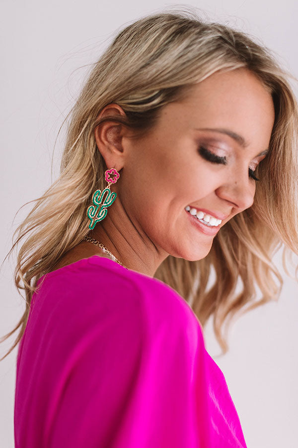 Desert Vibes Beaded Earrings