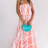 Cocktails And Coconuts Tie Dye Maxi In Coral Image - 1