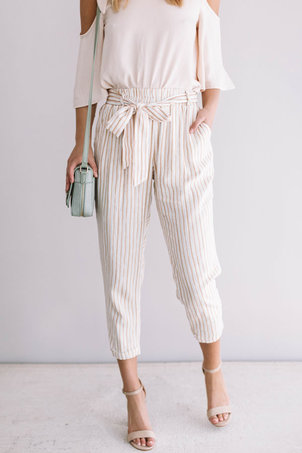 Easy To Impress Stripe Pants