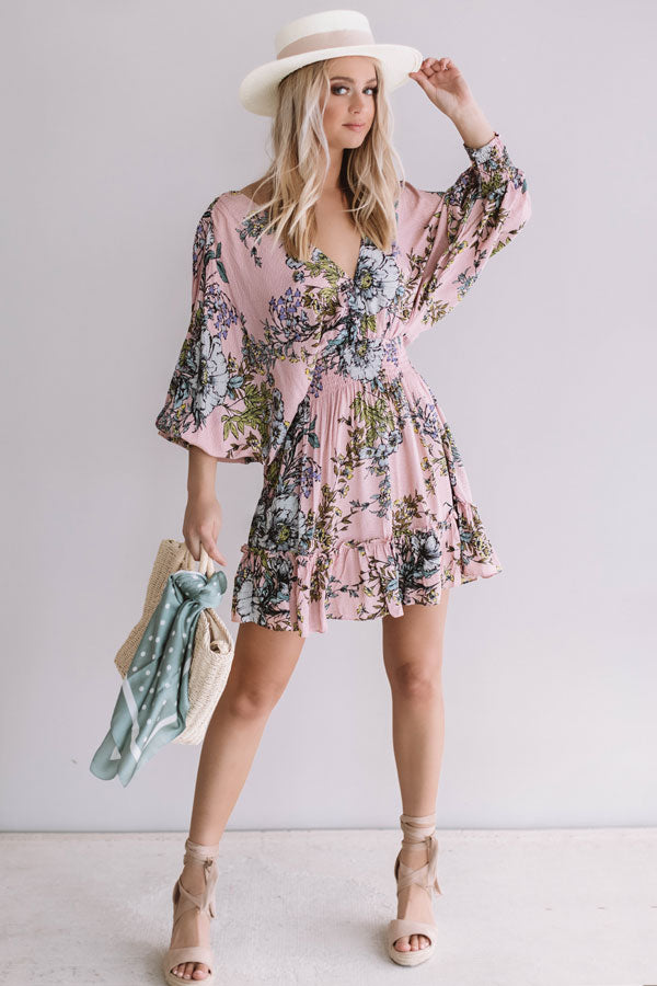 Frose And Friendship Floral Dress