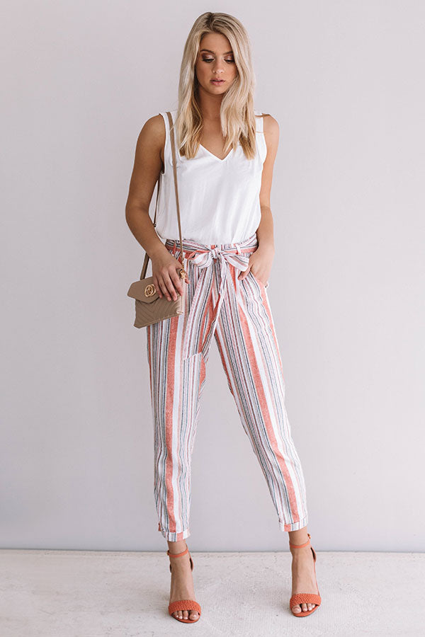 Sunny Days In San Diego Shift Top In White