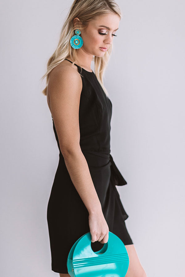 French Champagne Tie Dress In Black Impressions Online Boutique French Champagne Tie Dress In Black Impressions Online Boutique