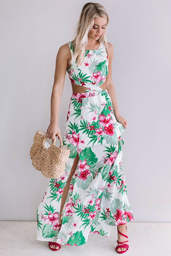 Maui Mindset Cutout Maxi in Ivory