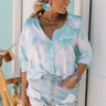 Seashells And Sunshine Watercolor Top In Ocean Wave Image - 1