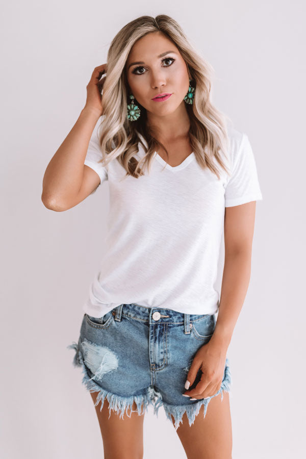 Popsicles Poolside Tee In White