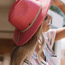 Sunrise Beach Walk Hat In Coral Image - 1