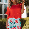 Sunshine Shorelines Floral Swing Shorts in Island Paradise Image - 1