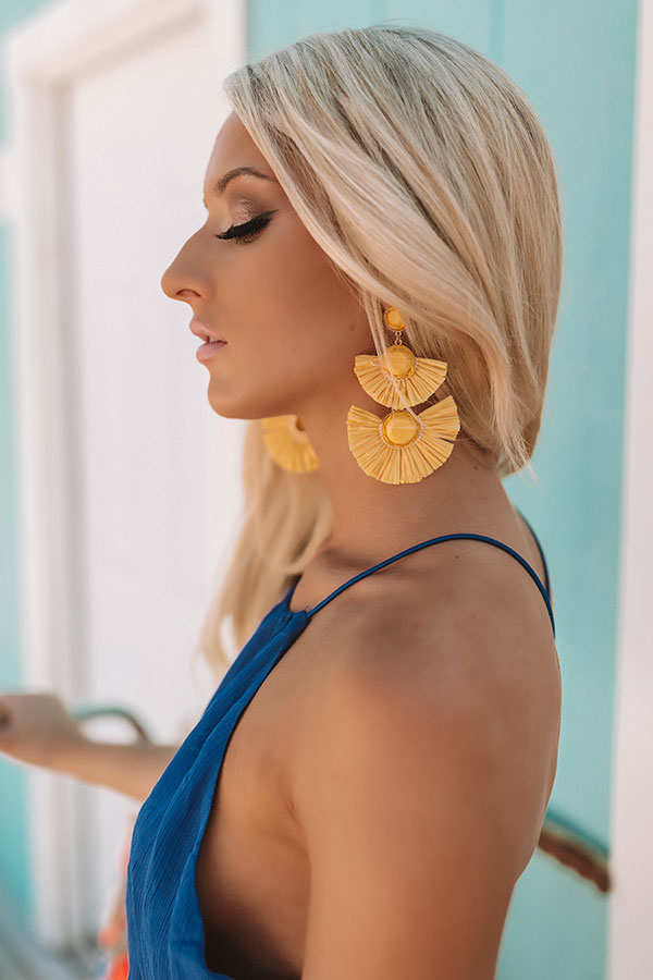 Made For Maui Earrings In Yellow