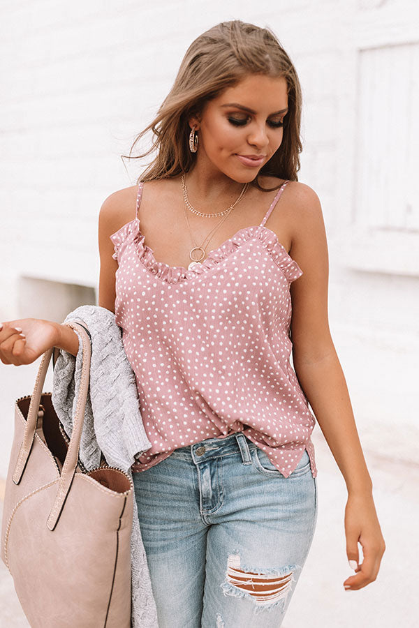 Ready Or Dot Shift Tank In Vineyard Grape