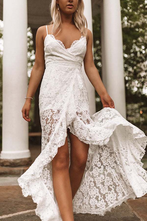 love story lace dress Love Story Lace, Macrame Ribbons Mermaid Wedding Dress