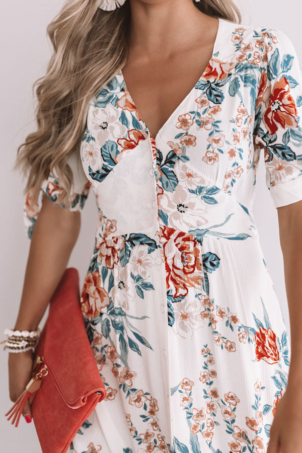 Riviera Romance Midi Dress In Ivory Impressions Online Boutique Riviera Romance Midi Dress In Ivory Impressions Online Boutique