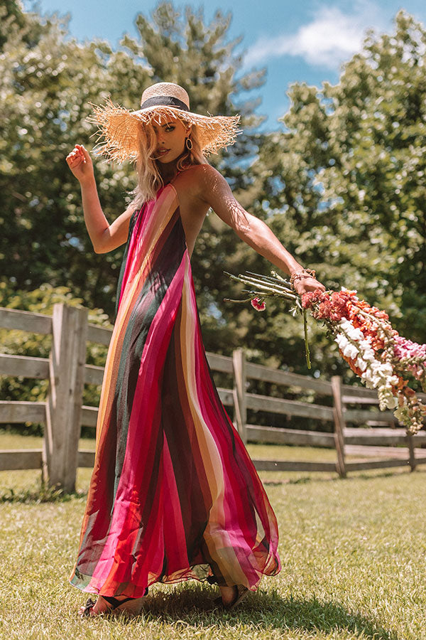 Tales Of Tuscany Halter Maxi