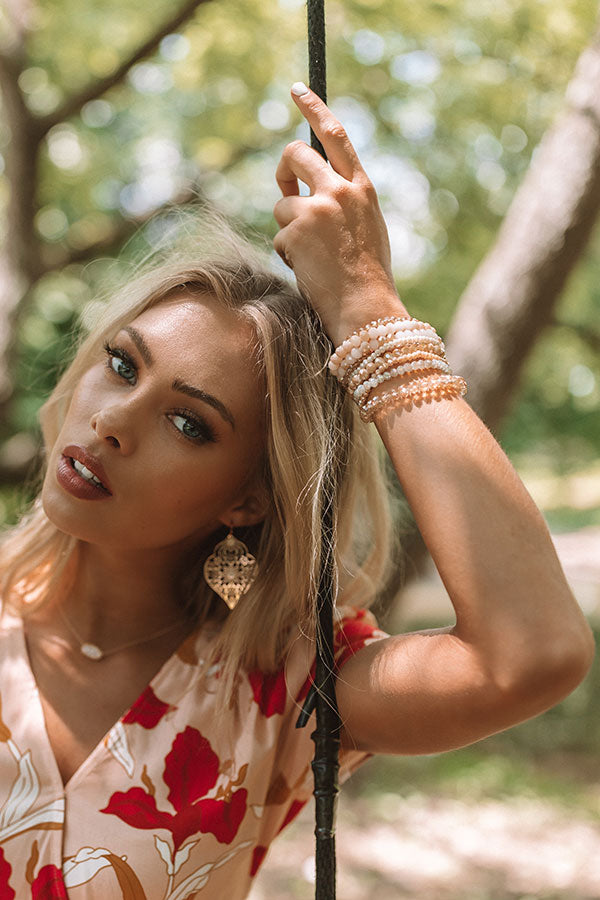 Better In L.A Bracelet Set In Champagne