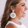 Backstage At Fashion Week Earrings In White Image - 1
