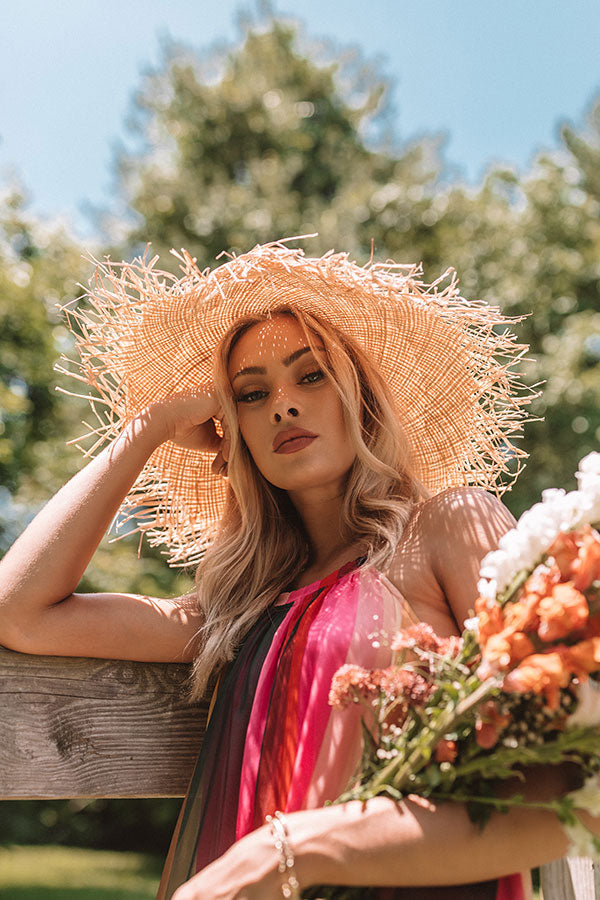 Jet Set To Bali Straw Hat