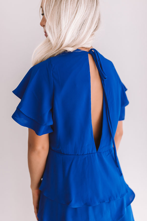First Flight To London Tier Dress In Royal Blue Impressions Online Boutique First Flight To London Tier Dress In Royal Blue Impressions Online Boutique