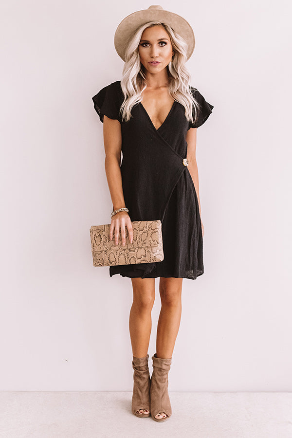 Weekend Wrap Up Dress In Black