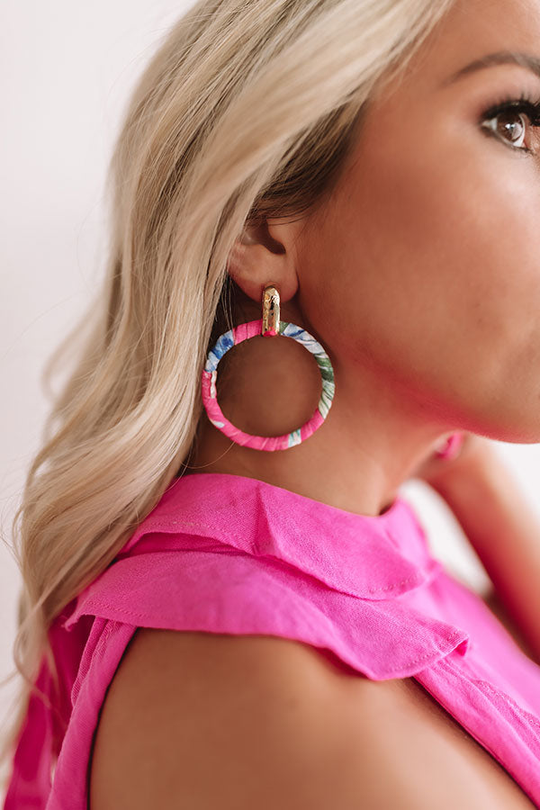 San Tropez Earrings In Pink