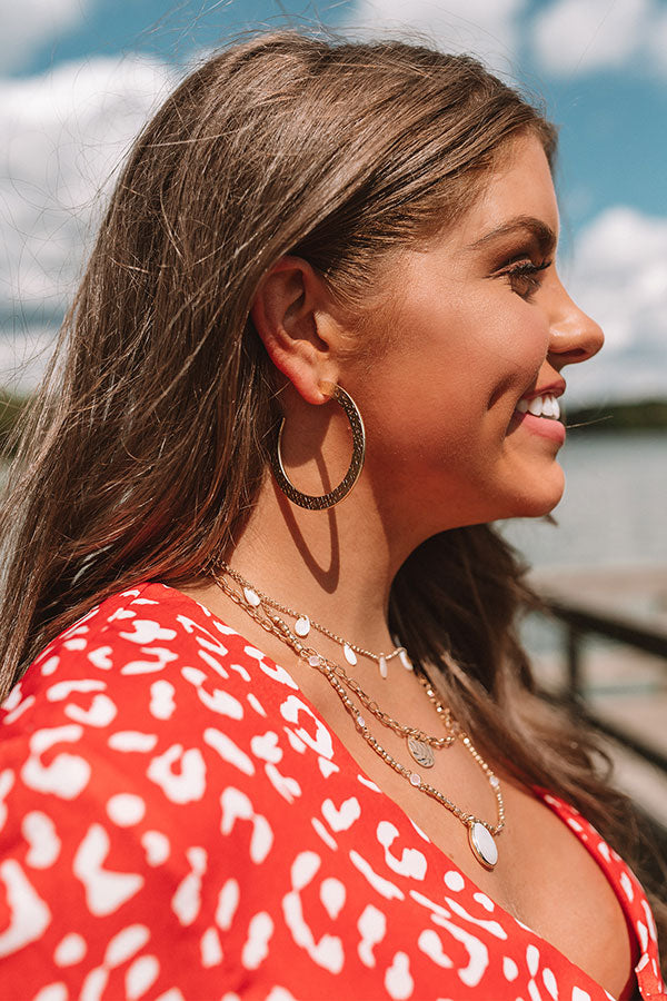 Front Page Worthy Hoop Earrings