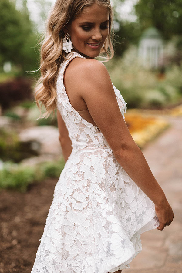 Last Dance Lace Fit & Flare Dress in Ivory Last Dance Lace Fit & Flare Dress in Ivory