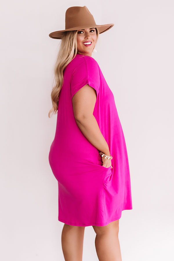evolving shirt dress pink curve Alvita Dress (CURVE)- Pink- Preorder 1XL