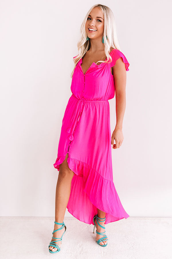 Seaside Vacay Button Up Dress In Hot Pink Impressions Online Boutique Seaside Vacay Button Up Dress In Hot Pink Impressions Online Boutique