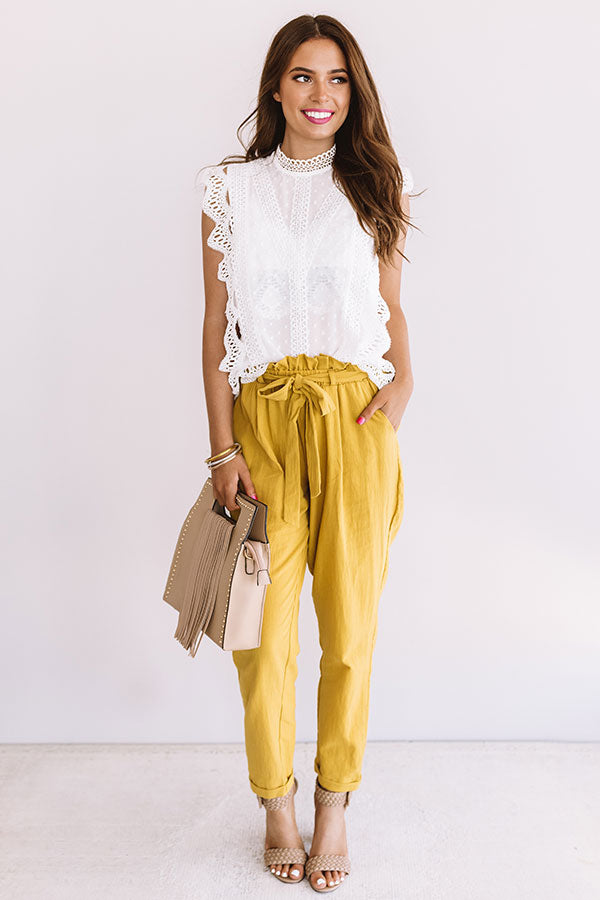 A Touch Of Sugar Crochet Top