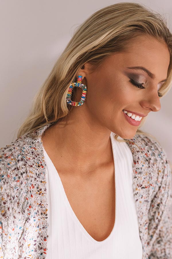 Vegas Lights Earrings In Multi