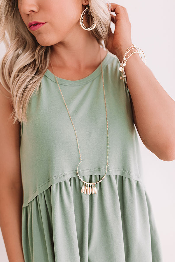 Bahama Breezy Necklace in Platinum