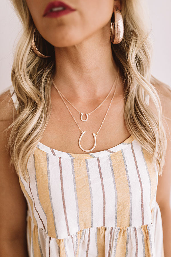 Tried And True Necklace In Rose Gold