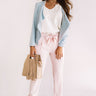 Adventure Abroad Blazer In Light Airy Blue Image - 1