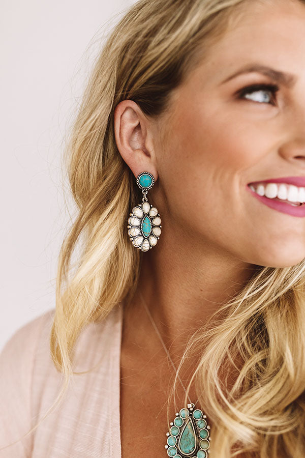 European Romance Earrings In Ivory