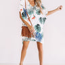 Travel Guide Floral Shift Dress In Ivory Image - 1