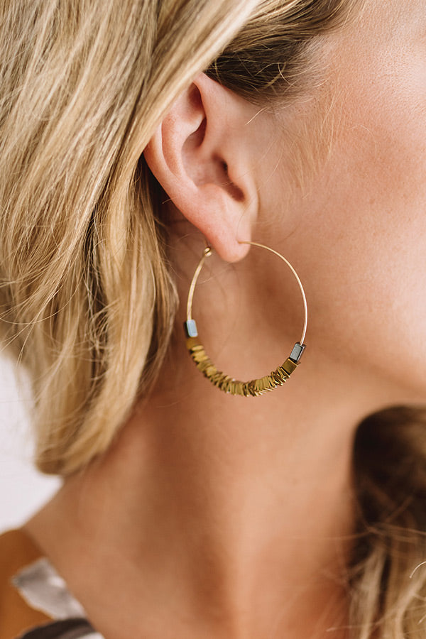 Hall Of Fame Earrings In Gold
