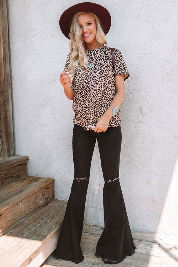 Monday Espressos Leopard Shift Tee