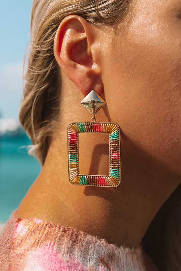 Pass Play Earrings In Multi