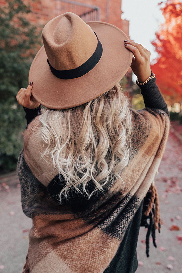 Vintage Vibes Felt Hat In Tan Image - 1