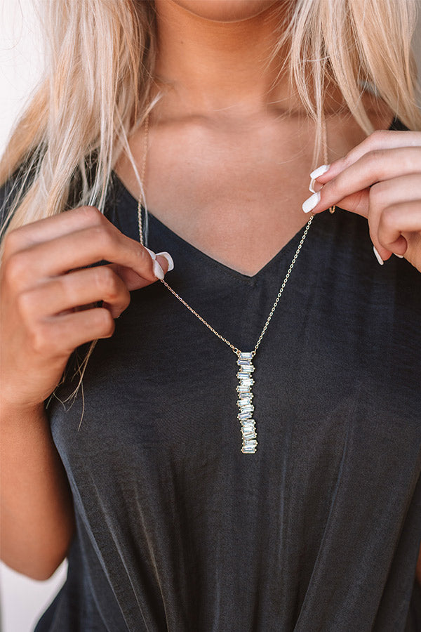 Eyes On You Necklace In Clear