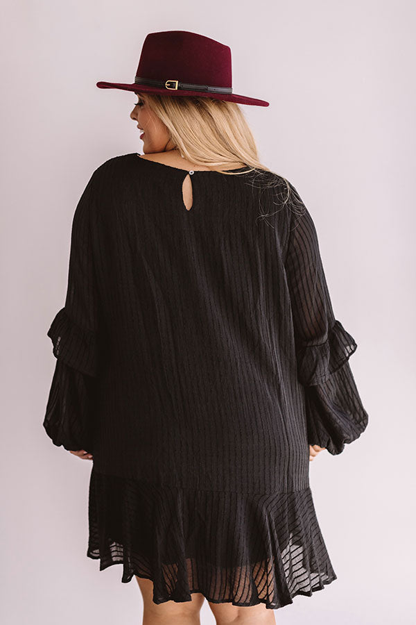 Colorado Casual Shift Dress In Black Curves Image - 1