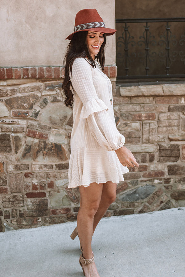 Colorado Casual Shift Dress In Cream
