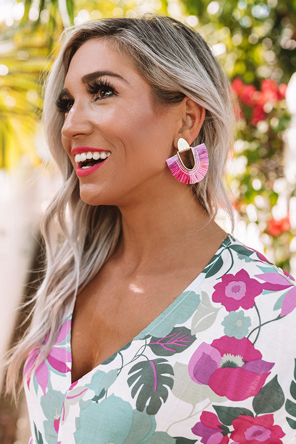Sweet As Pie Fan Earrings