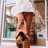 The Harmony High Waist Corduroy Flare In Copper Image - 1