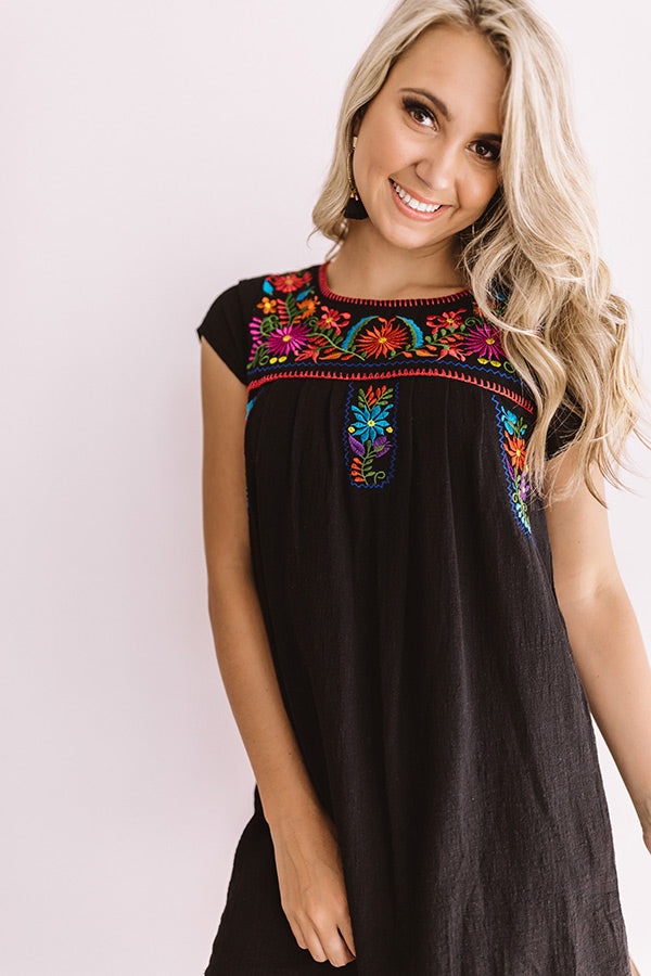 Divine Details Embroidered Shift Dress In Black Impressions Online Boutique Divine Details Embroidered Shift Dress In Black Impressions Online Boutique
