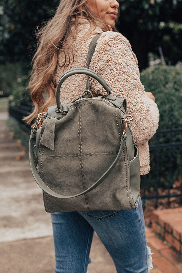A-Lister Backpack in Olive Image - 1