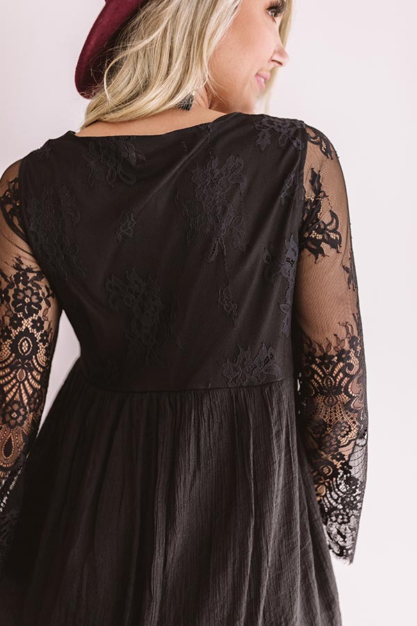 burgundy babydoll dress with black lace detailing Celena Maxi Dress Burgundy Burnout