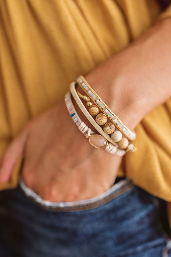 Sedona Sunrise Magnetic Bracelet In Brown