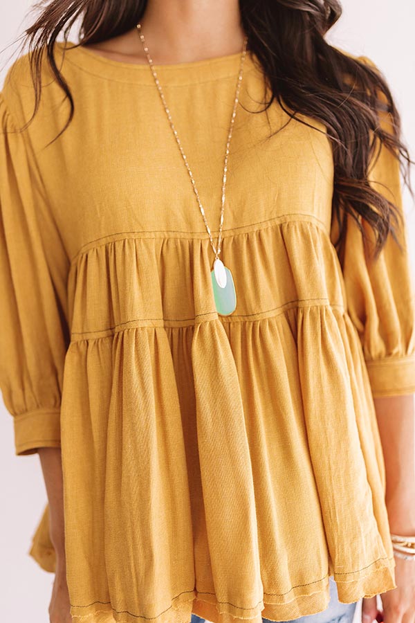 Love Language Semi Precious Necklace In Seaglass