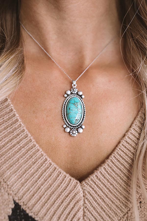 Southern Saturday Turquoise Necklace