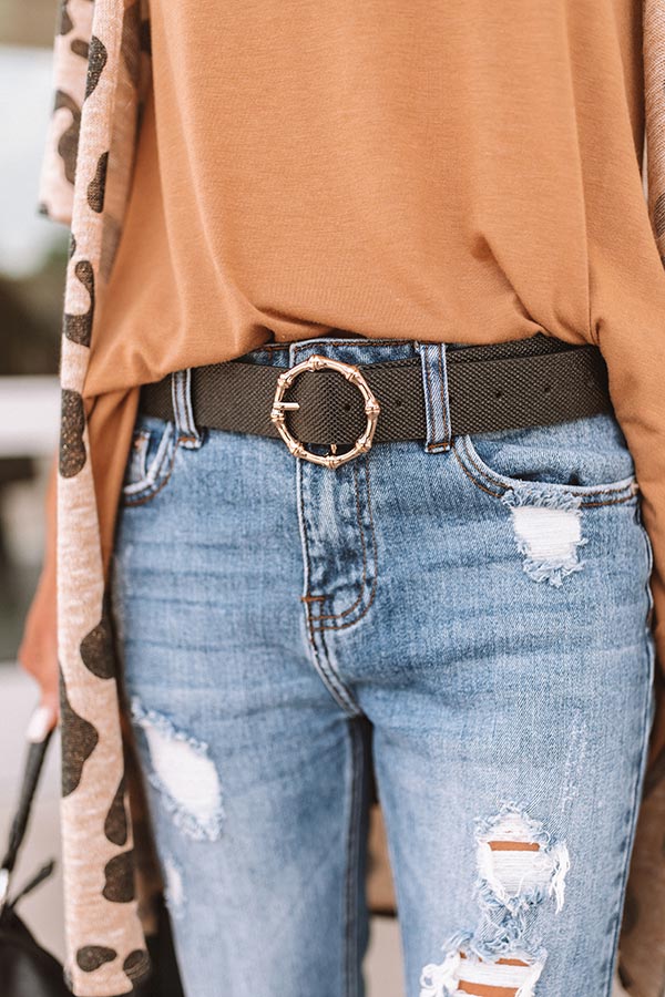 The Perfect Day Belt In Black