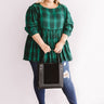 Fall Farmer's Market Babydoll Top in Lush Meadow Curves Image - 1